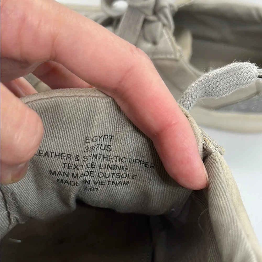 Dune London Gray Sneakers Suede Low-Top - Picture 7 of 13